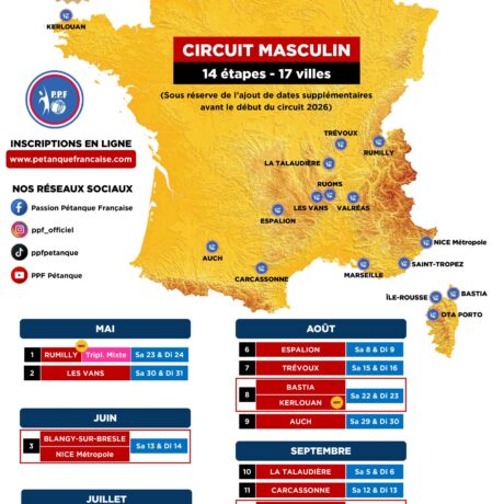 Circuit PPF Tour 2026 – Masculin